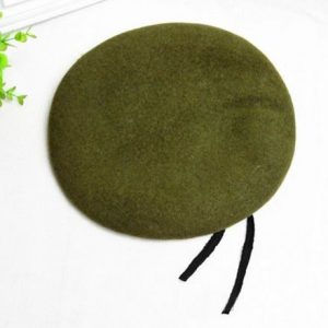 Beret Wool Hats Caps Men and Women Outdoor Breathable  - ARMY GREEN