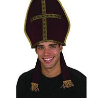Bishop Pope Mitre Clergy Costume Hat