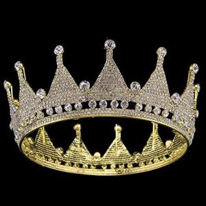 Gold Silver Crystal Rhinestone Crown