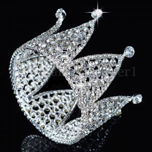 Full Crystal Rhinestone Crown $85ec 7.5cm D x 5.5cm H