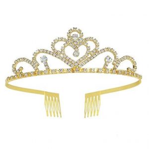 GOLD Crystal Tiara
