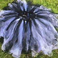 CUSTOM MADE Child Tutu - Black/White Sparkle Tutu
