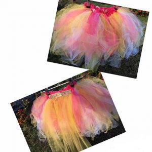 CUSTOM MADE Child tutu -- Fluffy Glitter Tutu with Train