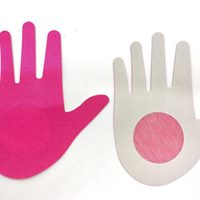 Nipple Pastie Disposable - HANDS (PINK)