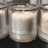 Mix Glitter - WHITE AB 4-5-6