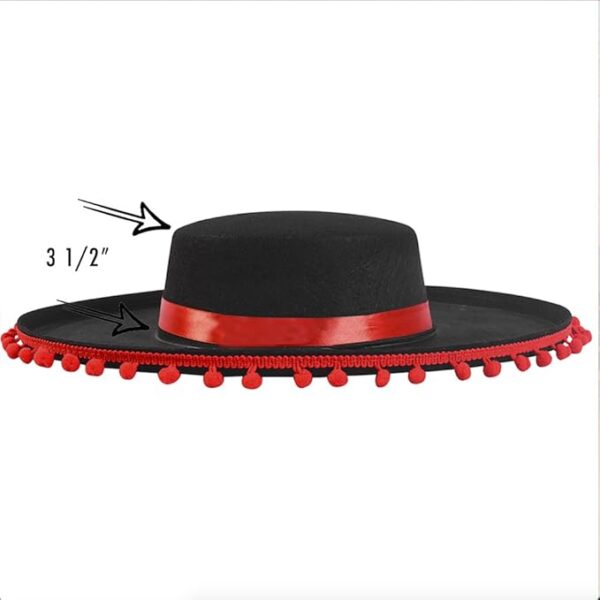 ADULT Spanish Costume Hat  - Image 6
