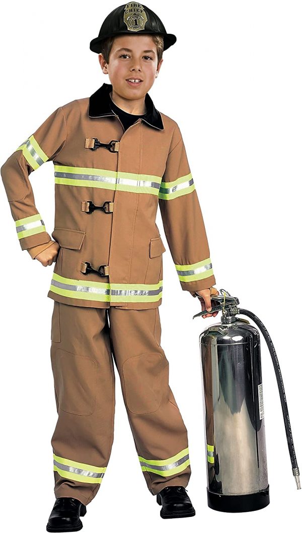 Career Day FIREFIGHTER – Boys Firefighter Costume Young Heroes - Image 2