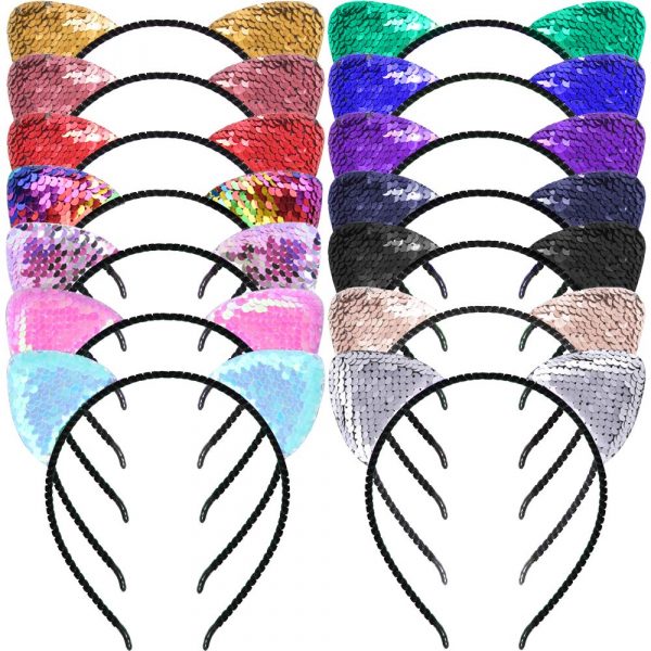 Animal Ears - CAT Girls Sequin Cat Ear Headband