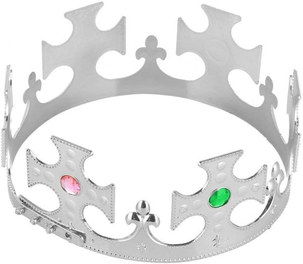 SILVER PLASTIC King  Crown - Image 2