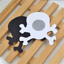 Nipple Pastie Disposable - Skull Shape (BLACK) - Image 2