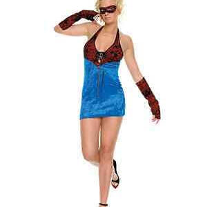 SUPERHERO - Spidergirl Adult Costume MEDIUM/LARGE