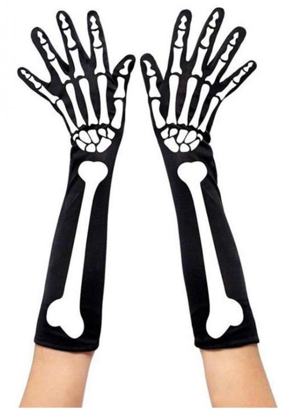 Full Finger Skeleton Gloves
