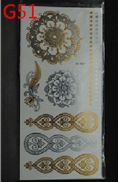 Metallic Flash Tattoo #G51