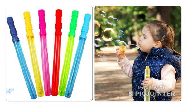 Jumbo bubble wands - Non Toxic 14"