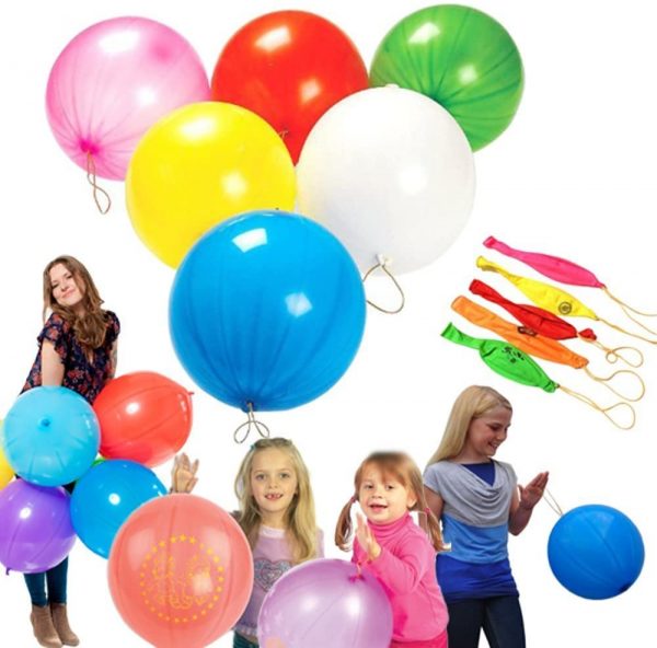 BALLOONS - Punch Balloons - 18inch - 5pk - Image 2