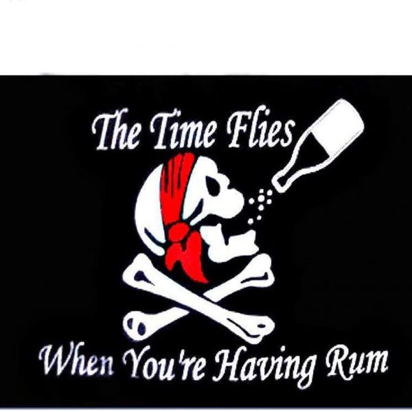 Pirate Flag – Pirate Flag -The Time Flies 3ft x 5ft
