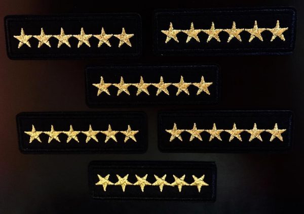 MILITARY PATCH - 6 Star Army Emblem Iron on Patch