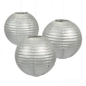 PAPER LANTERN – Silver Paper Lanterns