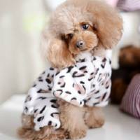 Adorable Leopard Hoodie Dog Coat