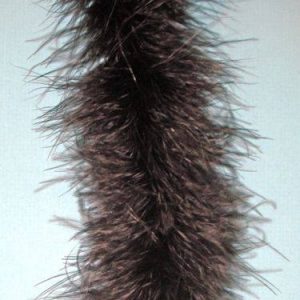 MARABOU FEATHER BOAS - 22G BLACK 2 Yards