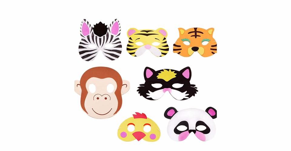 Children Animal Foam Masks - 1