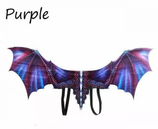 Animal Wings - Dragon Vampire Bat Wing - Purple