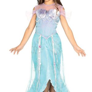 Mermaid Girls - Mermaid Princess Deluxe Costume Dress  Size: Medium