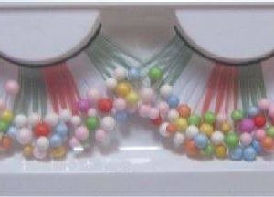 Foam Bead - 3 Colorful bead eyelash