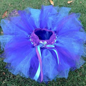 CUSTOM MADE Toddler tutu –  lilac/aqua toddler sparkle tutu