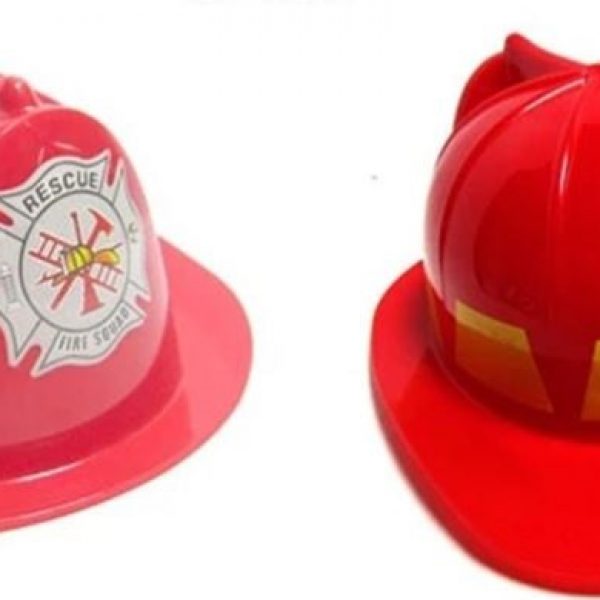 Career Day FIREFIGHTER HAT SET – 5PC Fireman Hat Toy Set