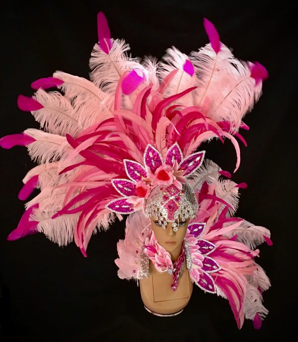 Fantasia Carnival Feather + Rhinestone  Hand + Foot Pieces - Image 2