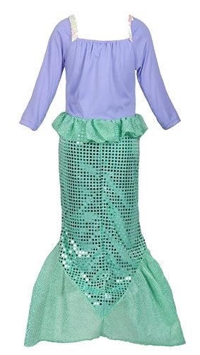 Mermaid Girls Costume -  Little Mermaid Costume Dress SIZE MEDIUM(7-10) - Image 2