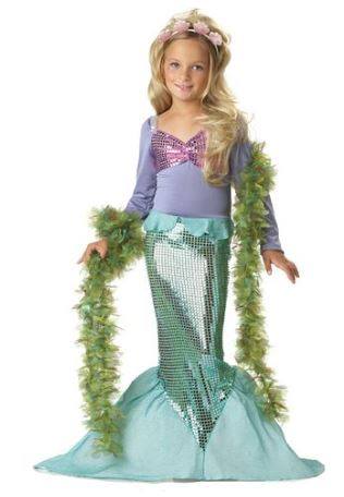 Mermaid Girls Costume -  Little Mermaid Costume Dress SIZE MEDIUM(7-10)