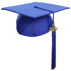 Graduation Hat-Cap (Adult) 2019 - ROYAL BLUE