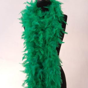 Chandelle Feather Boa 40g - KELLY GREEN