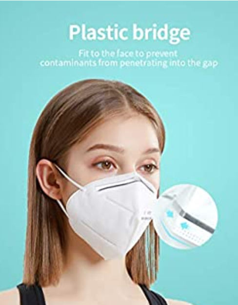 Anti-Dust Mask - KN95 Respiratory Mask with Nose Clip. FDA Approved - Image 3