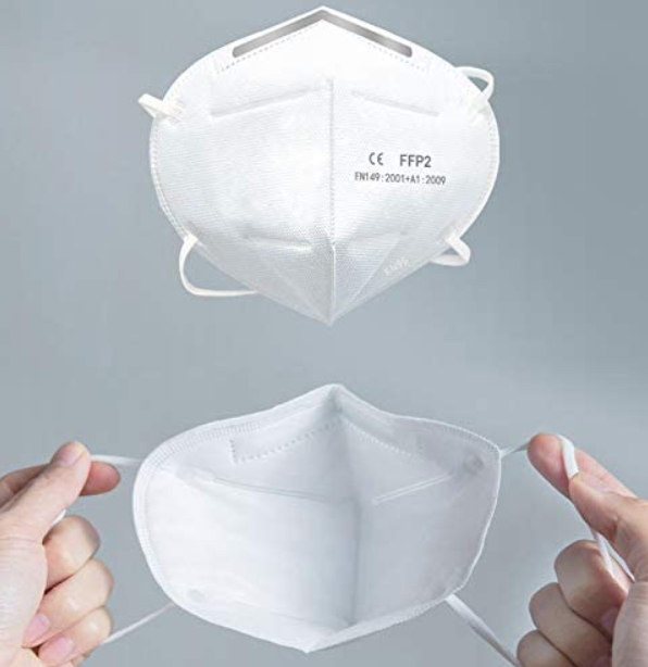 Anti-Dust Mask - KN95 Respiratory Mask with Nose Clip. FDA Approved - Image 2