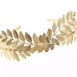 Headband - Greek Gold Double Leaf