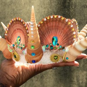 Custom made - Hand made Mermaid Shell Crown