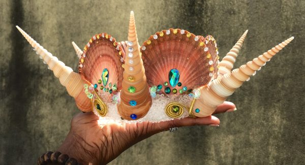 Custom made - Hand made Mermaid Shell Crown