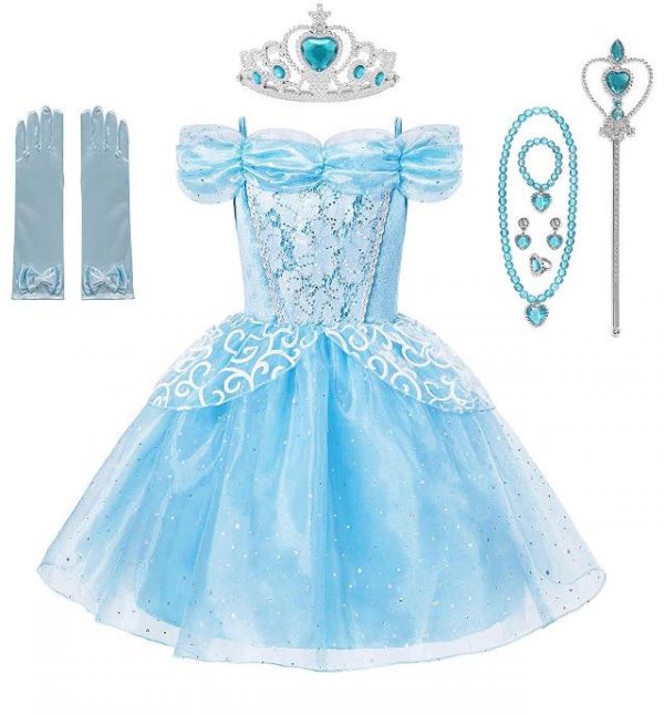 Little Girl Cinderella Princess Costume SIZE: 18 - 24mts