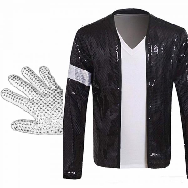 MJ Billie Jean Jacket Costume with Glove - SIZE XXLARGE