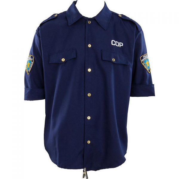 Career Day POLICE Adult LAW ENFORCEMENT - Men’s Cop Shirt(ONLY) - L/XL