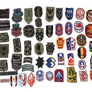 Military Embroidered Patch Sew On/Iron On Patch Applique Clothes Dress Pant Hat Jeans