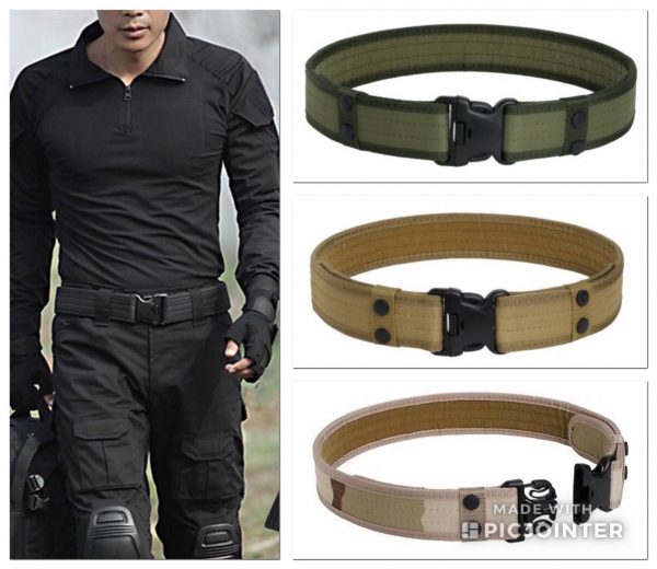 BELTS: Military Tactical Adjust Belt + Quick Release Buckle