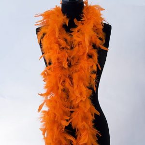 Chandelle Feather Boa 40g – ORANGE