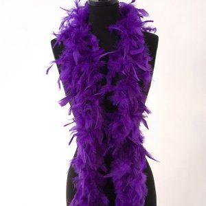 Chandelle Feather Boa - PURPLE