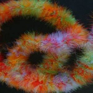 MARABOU FEATHER BOAS - 22G RAINBOW MIX 2 Yards