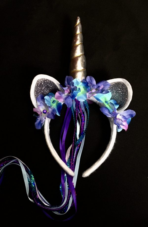 CUSTOM MADE Unicorn ???? Headband Silver