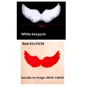 Feather Angel Wings - Swallow shape CHILD SIZE